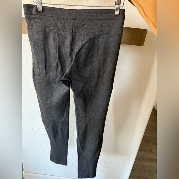 Vince.|Charcoal gray business casual skinny stretchy  pull on moto pants••size 6 - Picture 7 of 14